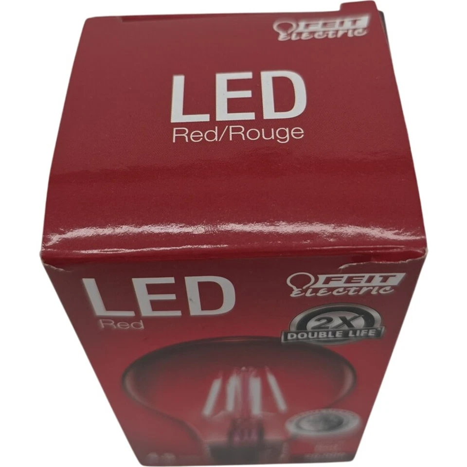 Feit Electric A19 Red LED Light Bulb 4.5 Watts - Image 4 of 4