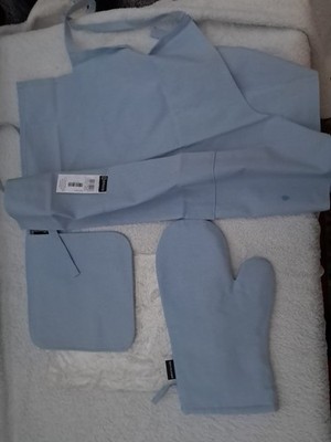 Küchenset: Schürze, Handschuh, Topflappen neu Dekoria
