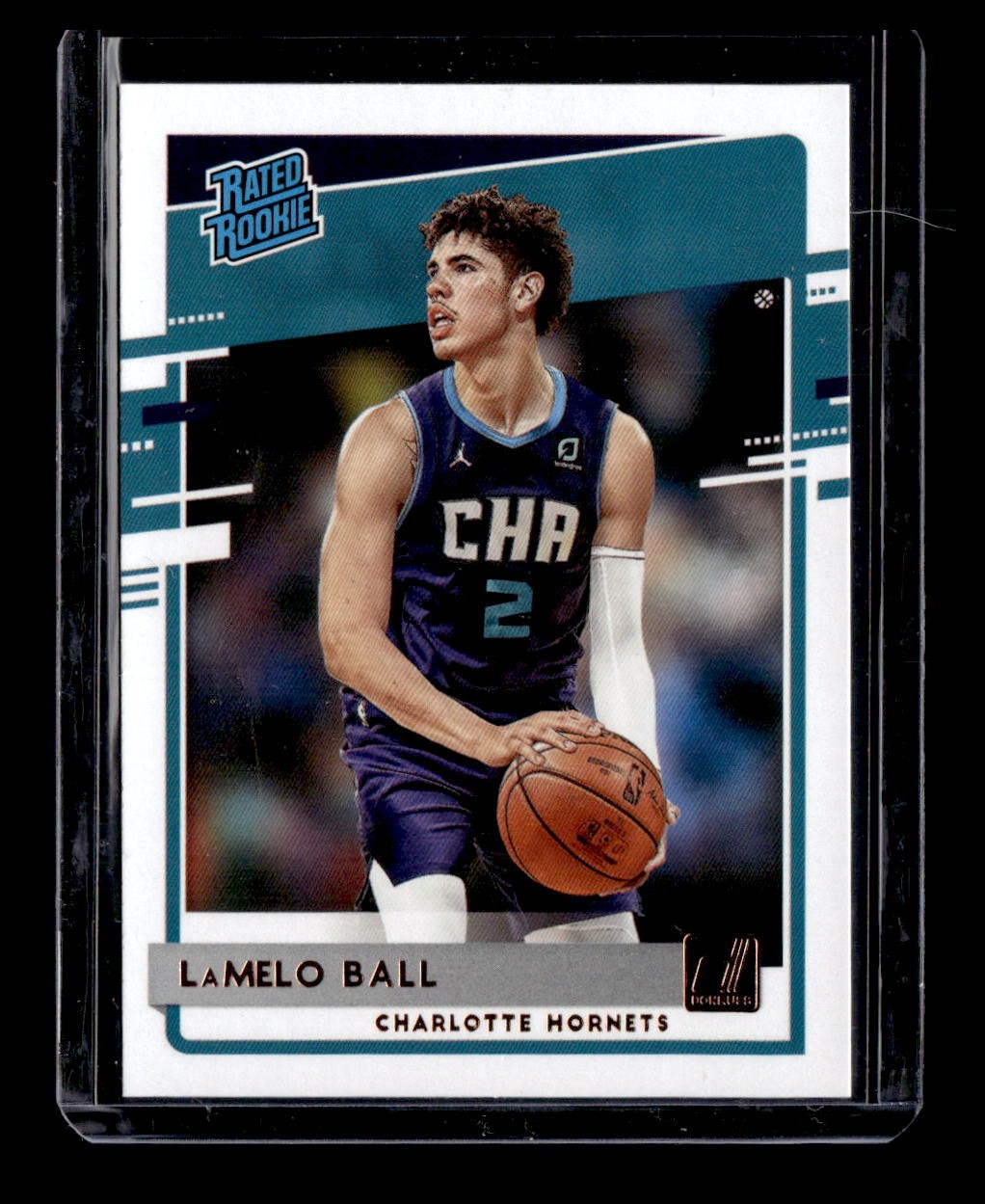 2020-21 Donruss #202 LaMelo Ball Rated Rookie JH01