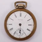 Antique Waltham 15 Jewels Pocket Watch Pre-Owned Doesn't Run No Crystal (46#66)
