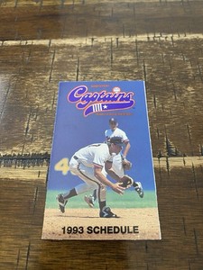 Shreveport Captains 1993 Texas League Pocket Schedule 
