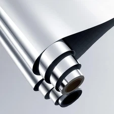 12"X276" Self Adhesive Flexible Mirrors Sheets Non-Glass Mirror Stickers Reflect