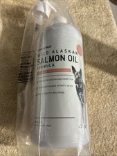Fish Oil Dogs 32 oz Omega 3 6 Vitamin D EPA DHA Salmon Wild Alaskan Formula Pump