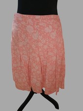 Old Navy Women's Medium Skirt Floral Pink White Spring Knee Length