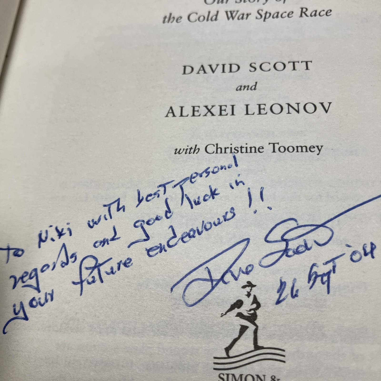 Two Sides Of The Moon SIGNED by David Scott First Edition Hardcover Book