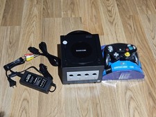 Nintendo Gamecube Console Bundle DOL-001 GC 1 NEW CONTROLLER W/ ALL CORDS 