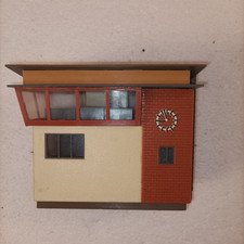 MAQUETTE HO POSTE D'AIGUILLAGES, HALLE MARCHANDISE, STOCK DE CHARBON/ GRUE