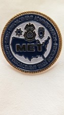 RARE DEA Drug Enforcement Administration Mobile Enforcement Team (MET) Lapel Pin
