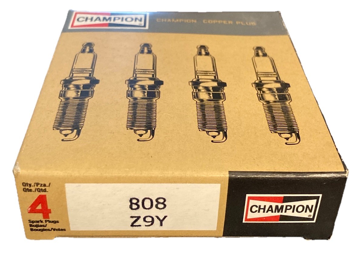 Champion Copper Plus Spark Plug 808 / Z9Y Set of 4 New Plugs