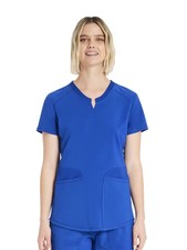 Scrubstar Women's Antimicrobial Notch Neck Scrub Top XS NWT