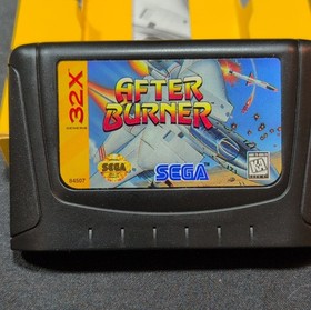 SEGA After Burner Sega Genesis 32X Shooter Flight Manual Included NTSC 1994