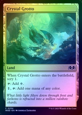 Crystal Grotto Foil (254) Wilds of Eldraine WOE MTG Magic