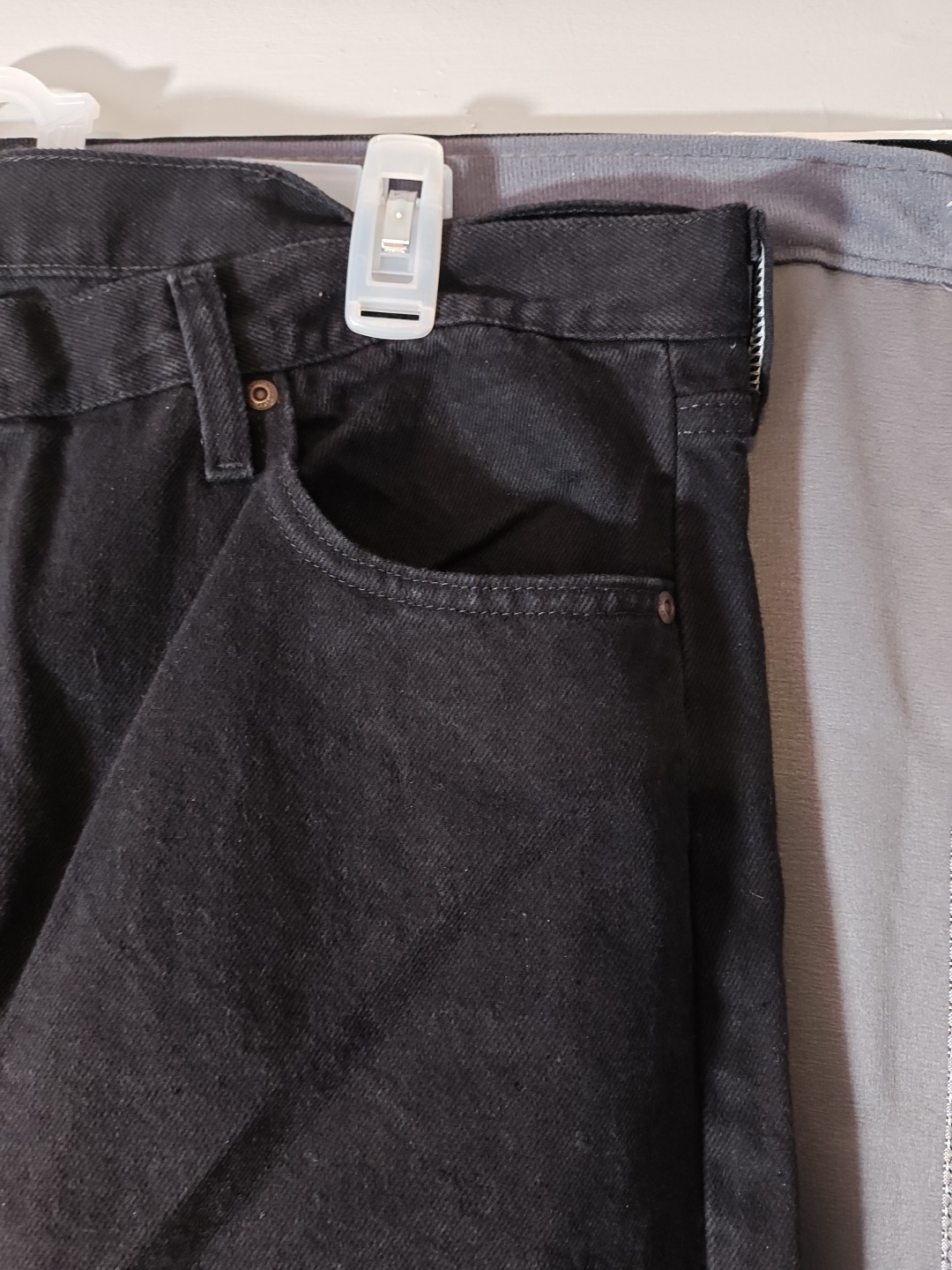 Wrangler Five Star RELAXED FIT Mens Jeans Black Size 40x30 - NEW thumbnail 6