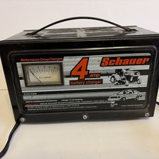 Schauer 4-amp Automotive 12 Volt Battery Charger Model B7612 Tested Schauer 4-amp Automotive 12 Volt Battery Charger Model B7612 Tested