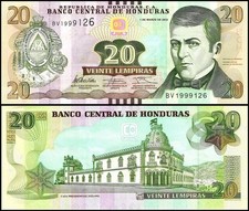 Honduras 20 Lempiras, 2012, P-100a, UNC