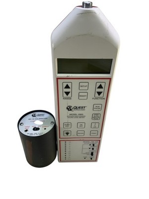 QUEST TECHNOLOGY 2900 INTEGRATING / LOGGING SOUND LEVEL METER W/ OB-100 + QC-10