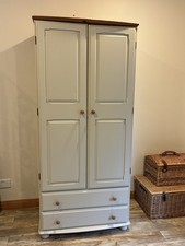 Single Wardrobe Painted Pine