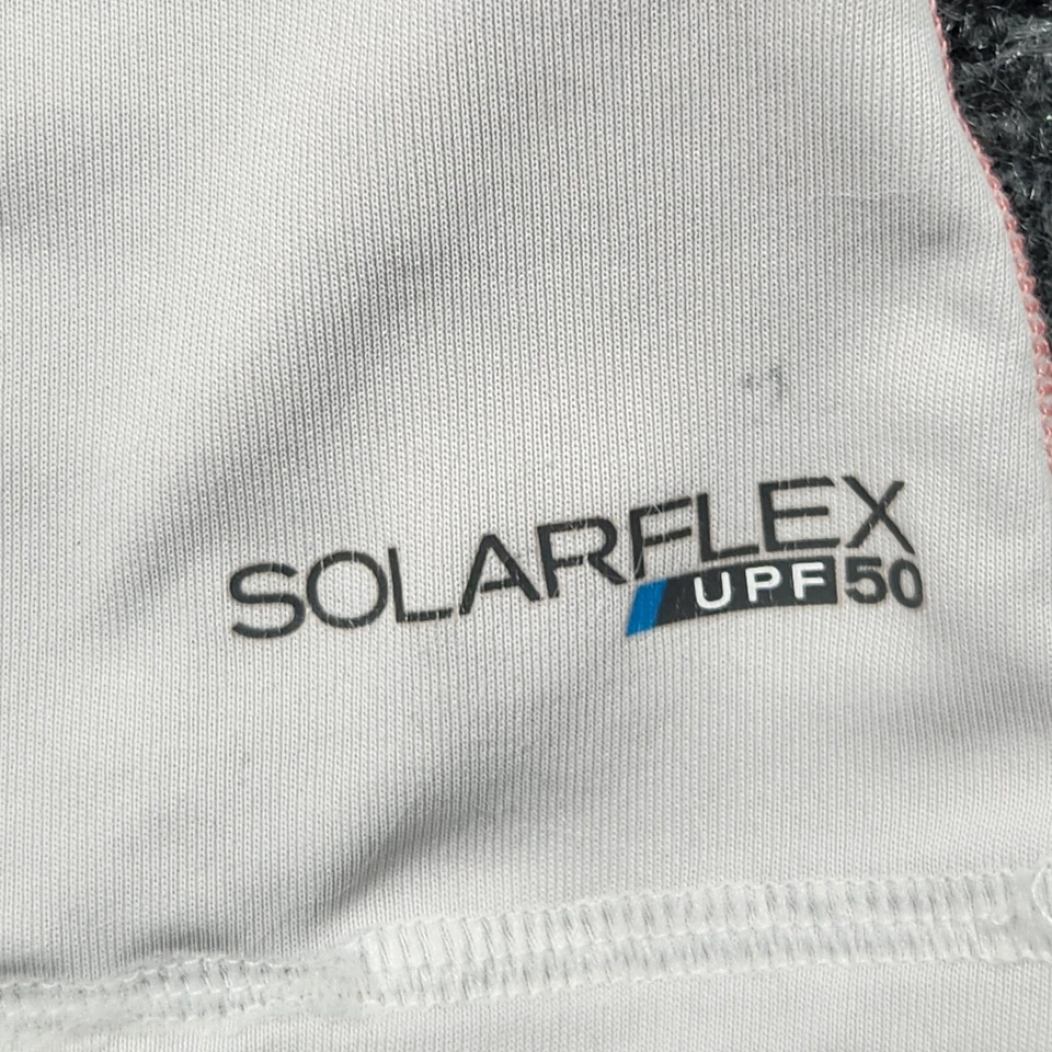 Simms SolarFlex Hoodie Womens Large UPF 50 Dragonfly Trout Hearts Fishing Shirt - Image 2 of 4