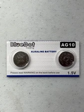 2 Pack AG10 389A Watch Battery LR1130 390 189 L1131 LR54 D389 Alkaline Button