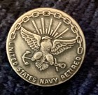 Vintage U.S. Navy 20 Year Retirement Pin Tie Tack  1/20 Silver Filled L.I.G.I. — photo 1