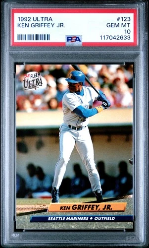 1992 Ultra #123 Ken Griffey, Jr. PSA 10