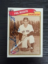 Yankees Phil Rizzuto Signed 1989 CMC AUTO