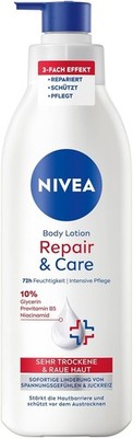 Nivea Body Lotion Repair & Care 72h Feuchtigkeit 1 x 250ml sehr trockene Haut