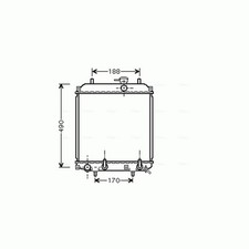 Radiator For Daihatsu Charade MK6 1.0 AVA 16400B2070 16400B2070000 16400B2100