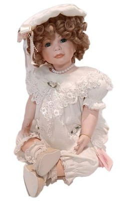 Elite Doll Collection ''Katie'' by Artist Suzette Sexton 22'' Porcelain Doll  D59