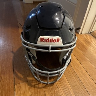 2024 Riddell SpeedFlex Full Face Football Helmet Medium Navy w/ Gray Facemask