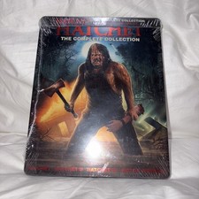 Hatchet The Complete Collection Steelbook Blu-ray Unrated Uncut New Sealed