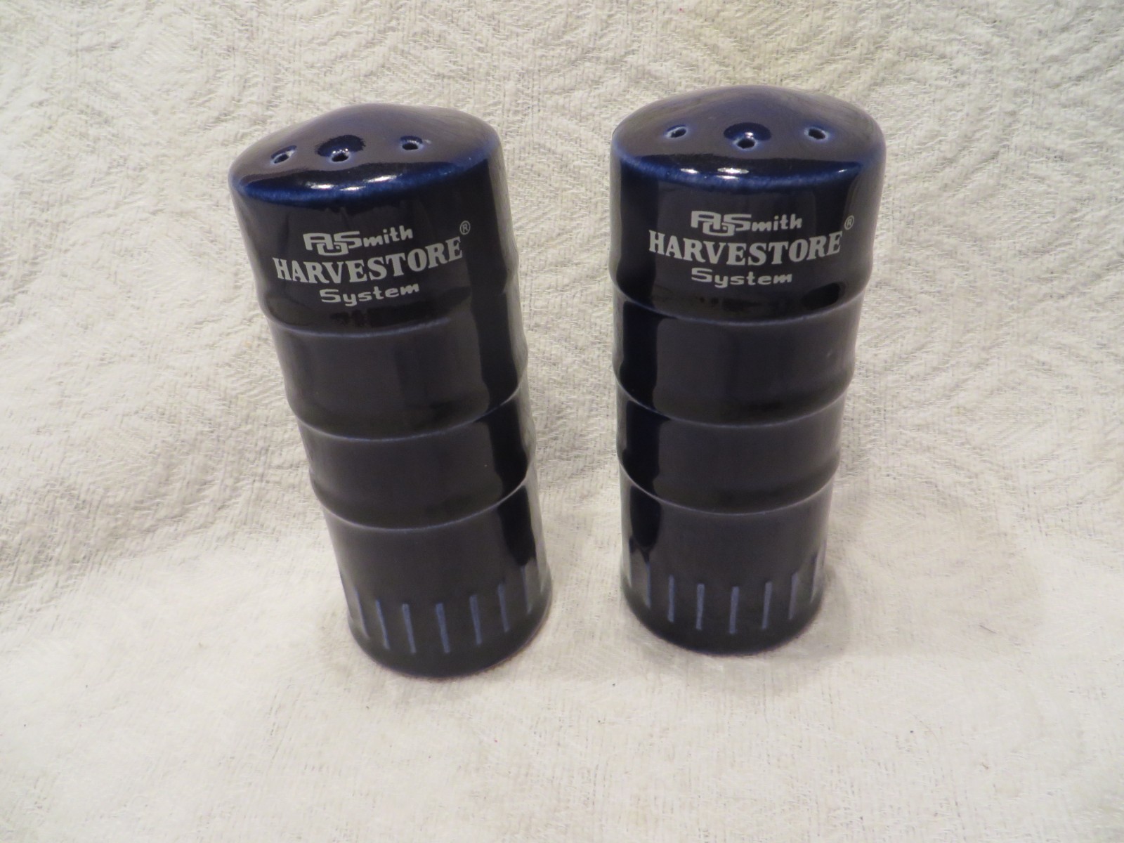 Vintage AO Smith Harvestore Silo System Salt & Pepper Shakers