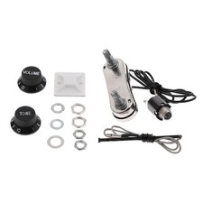 1 Set Chitarra Acustica Pickup Piezo Preamplificatore Passivo Con