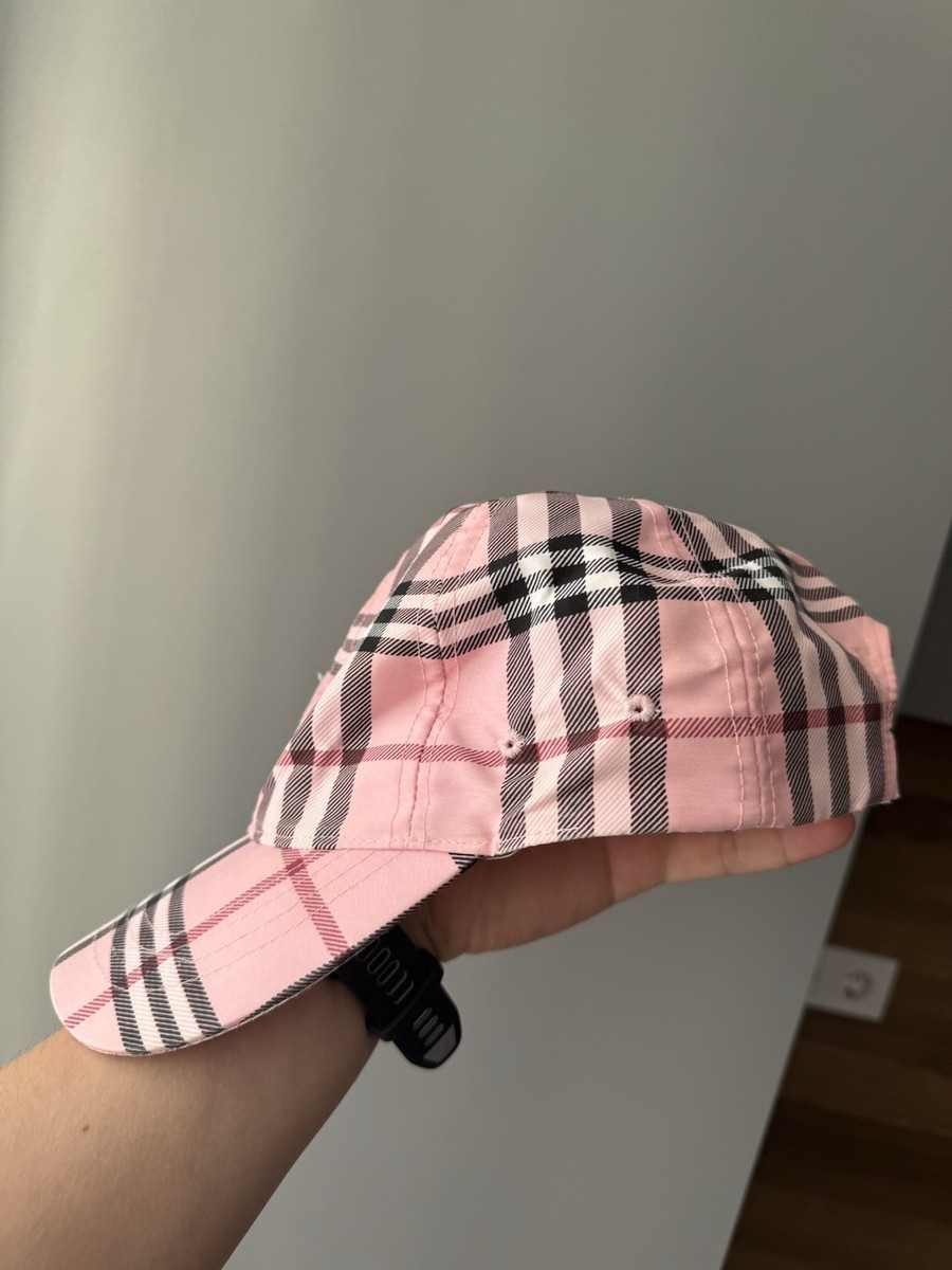 Burberry ゴルフキャップ　3点 Burberry Golf Cap Check Pink Vintage | eBay