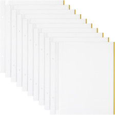 10 Sheets Self Adhesive Refill Pages, 12.4X10.5 Photo Album Self-Stick Inner Pag
