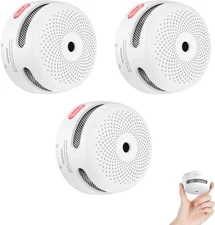 X-Sense Mini Smoke Alarm, 10-Year Battery, 3-Pack | Model XS-01
