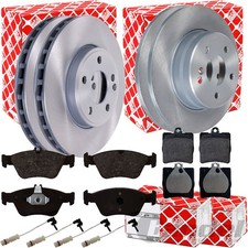 FEBI BREMSSCHEIBEN + BELÄGE VORNE + HINTEN passend für MERCEDES W210 W202 R170 FEBI BREMSSCHEIBEN + BELÄGE VORNE + HINTEN passend für MERCEDES W210 W202 R170
