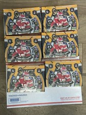 (Lot of 6) Panini Select 2025 NFL Mega Box 42 Cards Prizm Shock Zebra