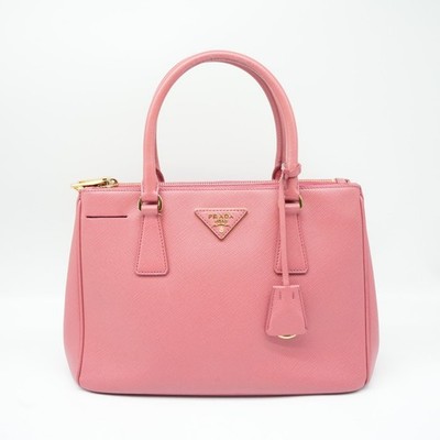Authentic Preloved Prada Galleria Tote Saffiano Lux Leather Medium Pink