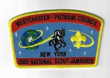 1989 National Scout Jamboree JSP Westchester Putnam Council New York YEL Bdr. [E