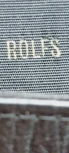 ROLFS Vintage Black Clutch Purse Bag Talon Zipper Pull Snap Closure Pockets - Bild 5 von 12