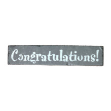 UNBRANDED "CONGRATULATIONS RUBBER STAMP