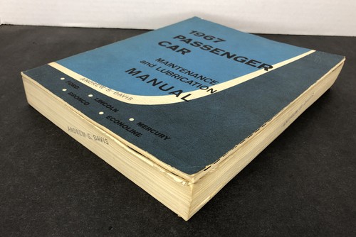 Original 1967 Ford Mercury Shop Manual Car Van Bronco Maintenance /Lubrication - Picture 4 of 12