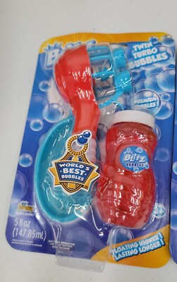 3x Blitz Twin Turbo Bubbles Premium bubbles with blower!! 3 colors