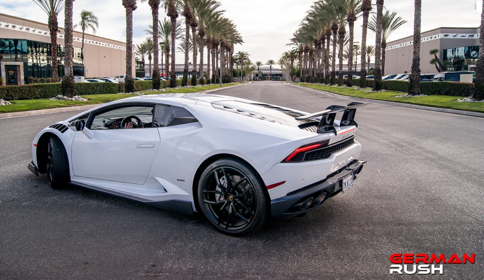 Lamborghini Huracan Performante Style Rear Wing Carbon Fiber 2014-19 SPYDER