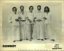 1978 Press Photo Members of the Musical Group Cowboy - nop16051