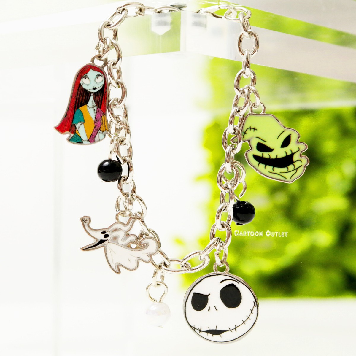 Disney Jack Skellington Charm Bracelet Girls Gift New Metal Birthday Gift  Sally