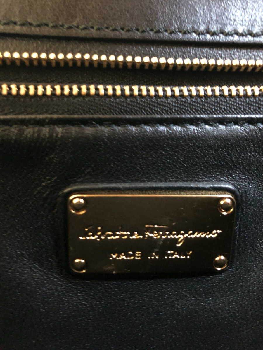 Gently used Salvatore Ferragamo Lotty black satchel python Gently used Salvatore Ferragamo Lotty black satchel python