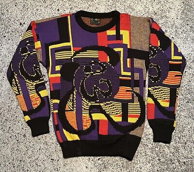 Vintage 90s Coogi 3D Knit Wool Sweater Hip Hop Style Made In Vintage 90s Coogi 3D Knit Wool Sweater Hip Hop Style Made In