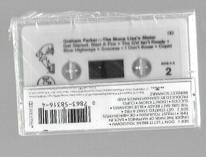 Graham Parker - The Mona Lisa's Sister 1988 Cassette Tape Still Sealed - Image 2 of 2